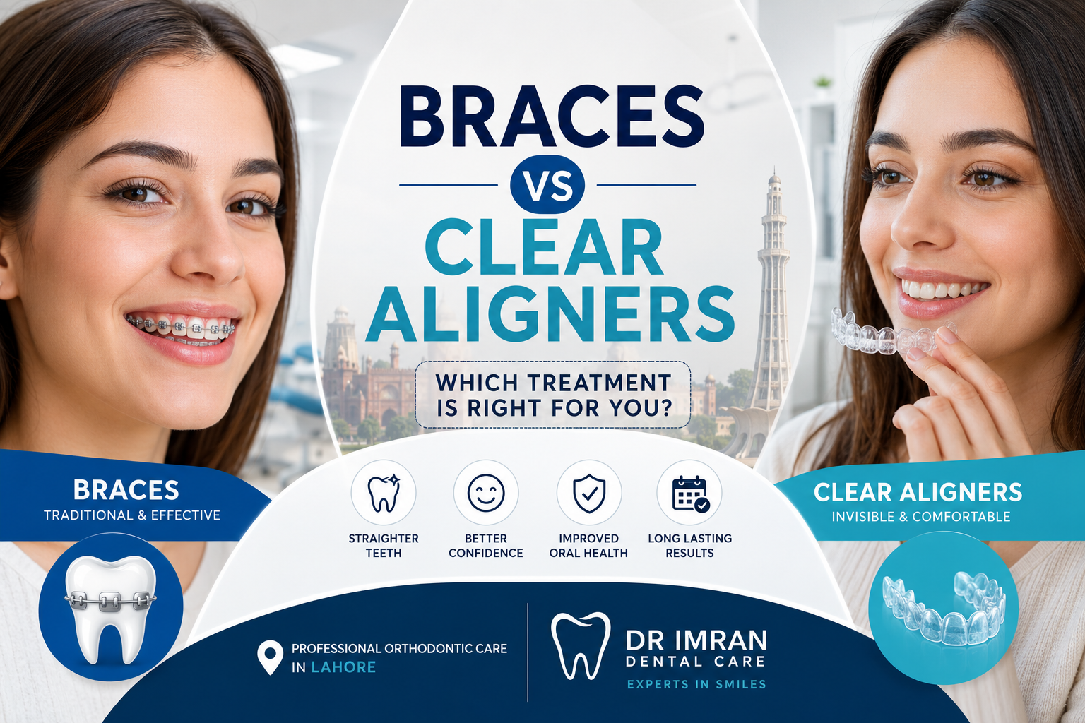 Braces vs clear aligners